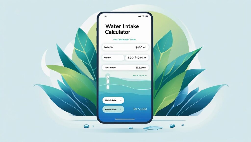 WATER INTAKE CALCULATOR